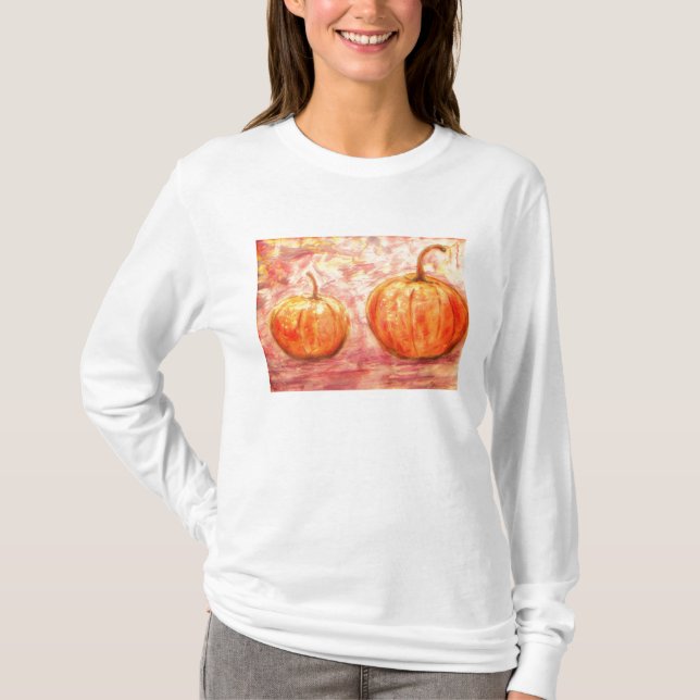 T-shirt deux citrouilles (Devant)