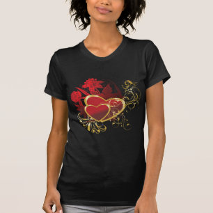 T-shirt Deux Coeurs rouges