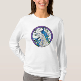 T-shirt Deux dames de paons ont adapté le sweatshirt