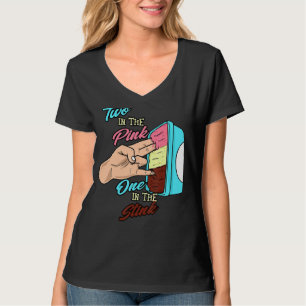 T-shirt Deux Dans Le Rose Un Dans Le Puant