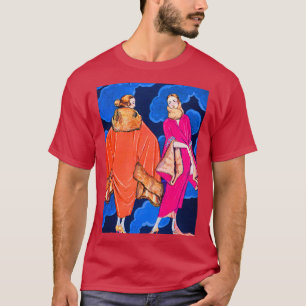 T-shirt Deux dans les manteaux du matin