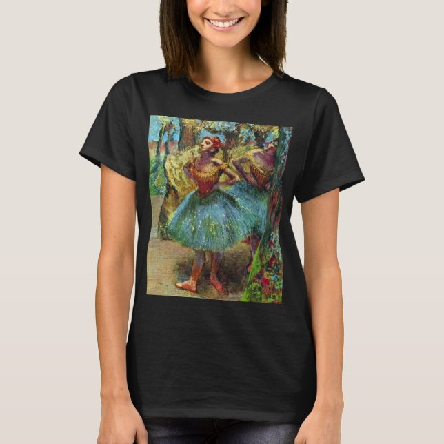T-shirt Deux danseurs d'Edgar Degas, Ballet Art Vintage (Devant)