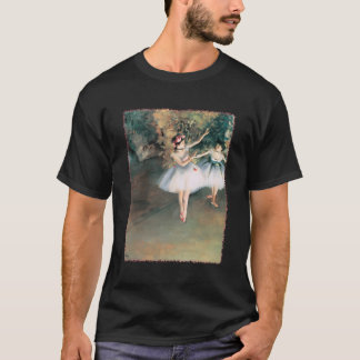 T-shirt Deux Danseurs Sur Une Scène Par Edgar Degas Ballet