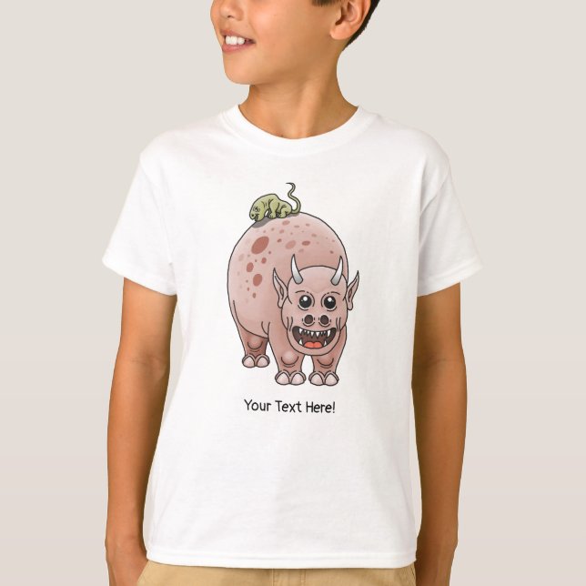 T-shirt Deux dinosaures fantastiques (Devant)