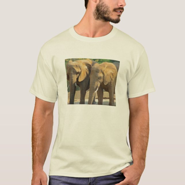 T-shirt Deux Éléphants (Devant)