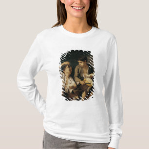 T-shirt Deux enfants mangeant un melon et les raisins,