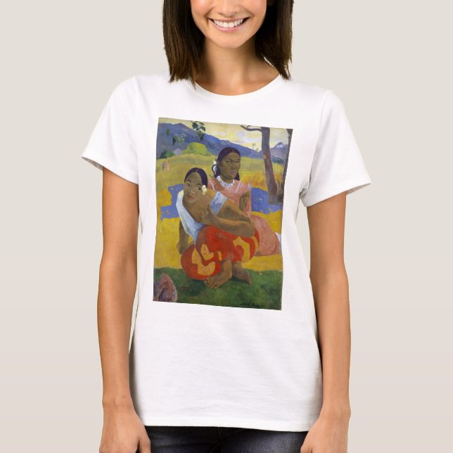 T-shirt Deux femmes tahitiennes, Gauguin (Devant)