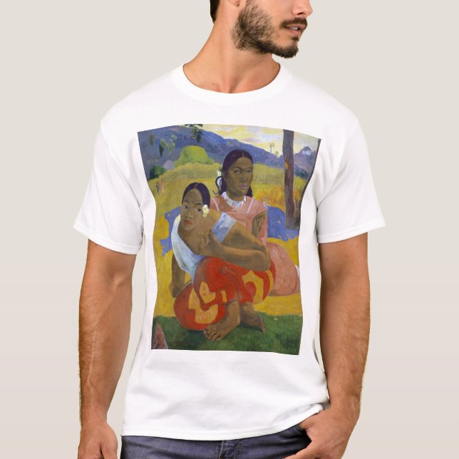 T-shirt Deux femmes tahitiennes, Gauguin (Devant)