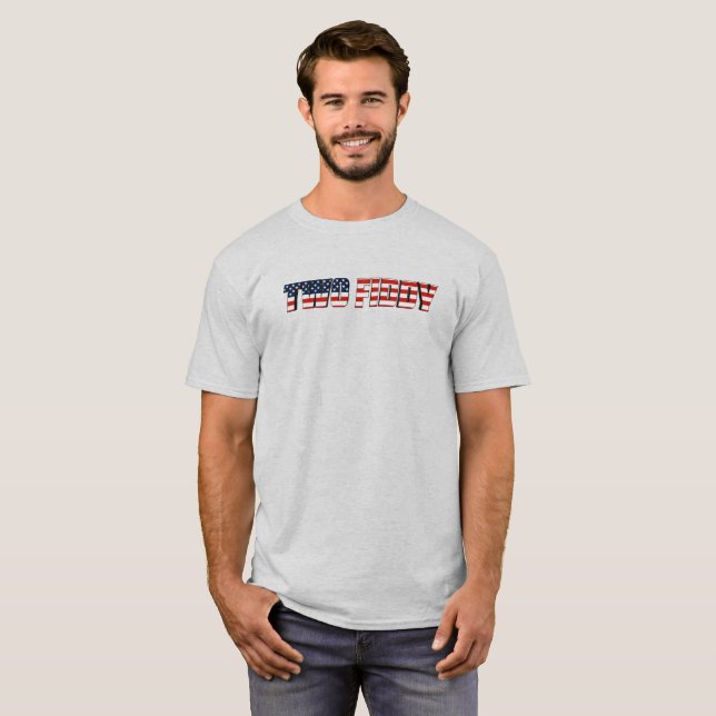 T-SHIRT DEUX FIDDY CONCEPTION USA (Devant entier)