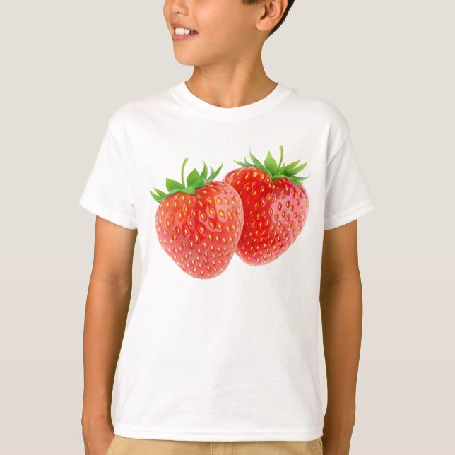 T-shirt Deux fraises (Devant)
