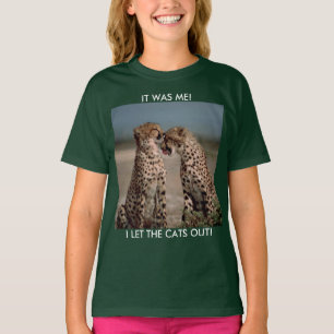 T-shirt Deux grands chats