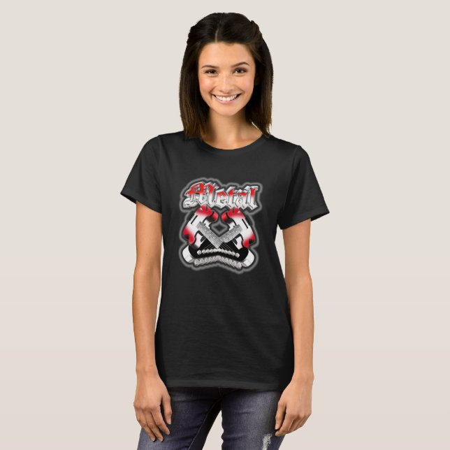 T-shirt Deux guitares (Devant entier)