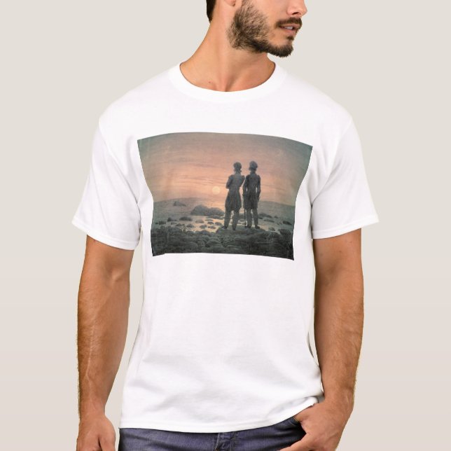 T-shirt Deux hommes par la mer (Devant)