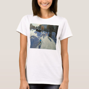 T-shirt Deux huttes Pleney Morzine de montagne