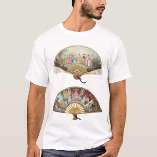 T-shirt Deux Illustrations de Vieux Évents à Main – Rétro