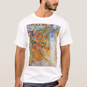 T-shirt Deux jeunes filles parmi les fleurs, Redon