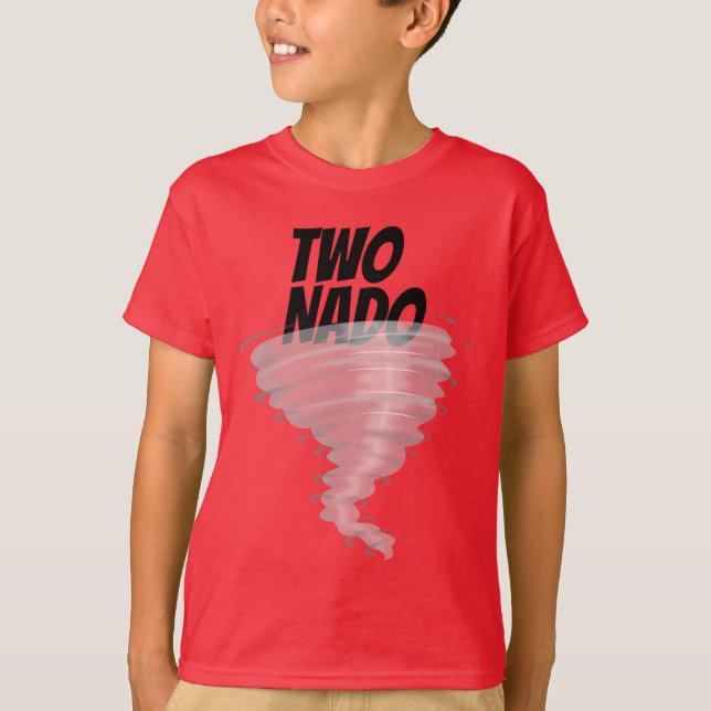 T-shirt DEUX-Kids' Hanes TAGLESS® (Devant)