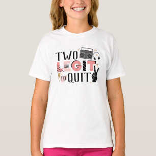 T-shirt Deux Legs pour quitter le deuxième anniversaire