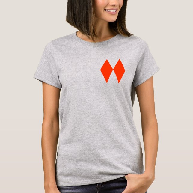 T-shirt Deux losanges (Devant)