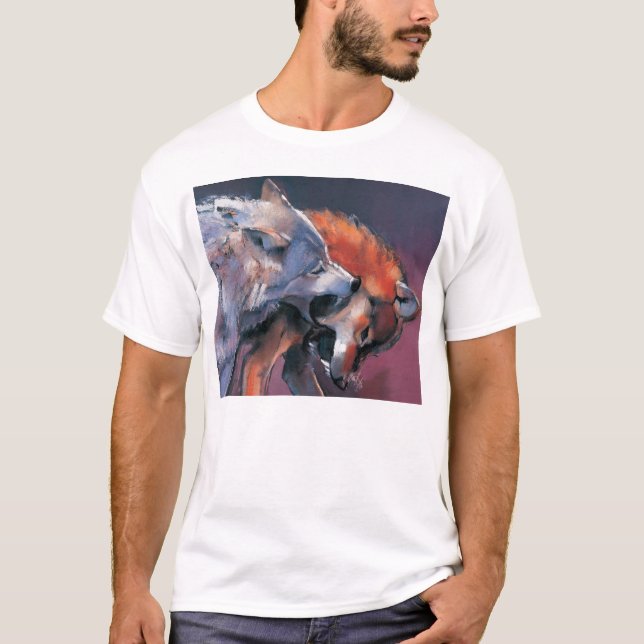 T-shirt Deux loups (Devant)