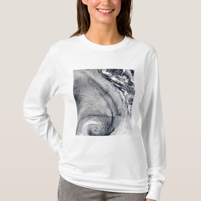T-shirt Deux ouragans polaires en forme de S (Devant)
