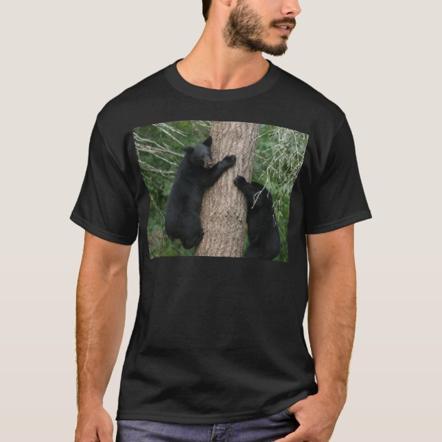T-shirt deux ours dans un arbre (Devant)