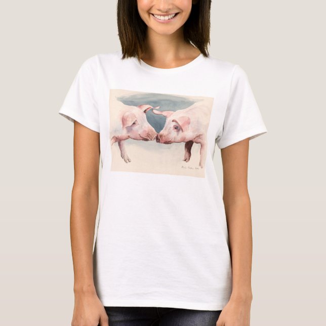 T-shirt Deux peu de Piggies 2012 (Devant)