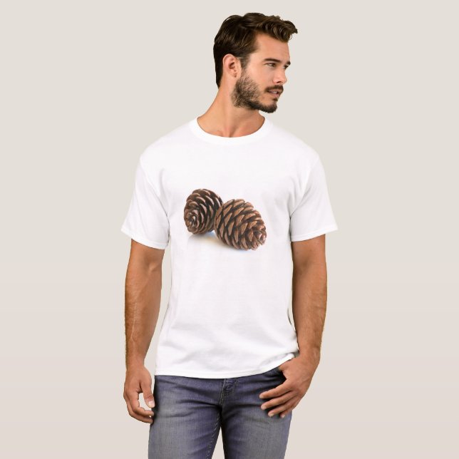 T-shirt Deux pinecones (Devant entier)