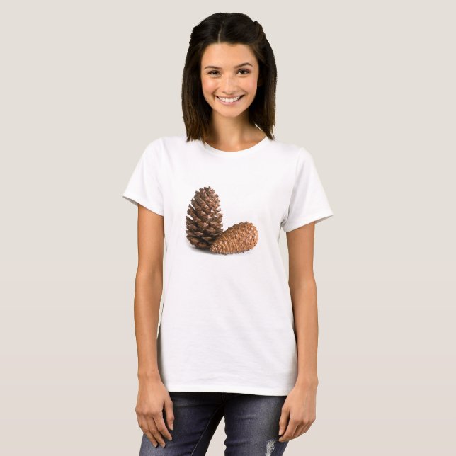T-shirt Deux pinecones (Devant entier)