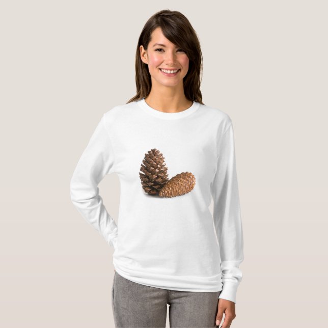 T-shirt Deux pinecones (Devant entier)