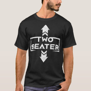 T-shirt Deux places 2 places Papa Plaisanter Drôle Trois 