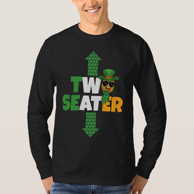 T-shirt Deux places S Jour de la Saint-Patrick Pinèce à l' (Devant)