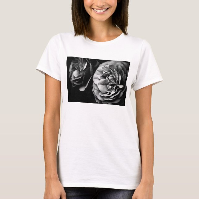 T-shirt deux roses (Devant)