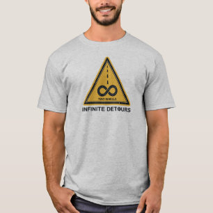 T-shirt Deux roues, détours infinis en cyclisme