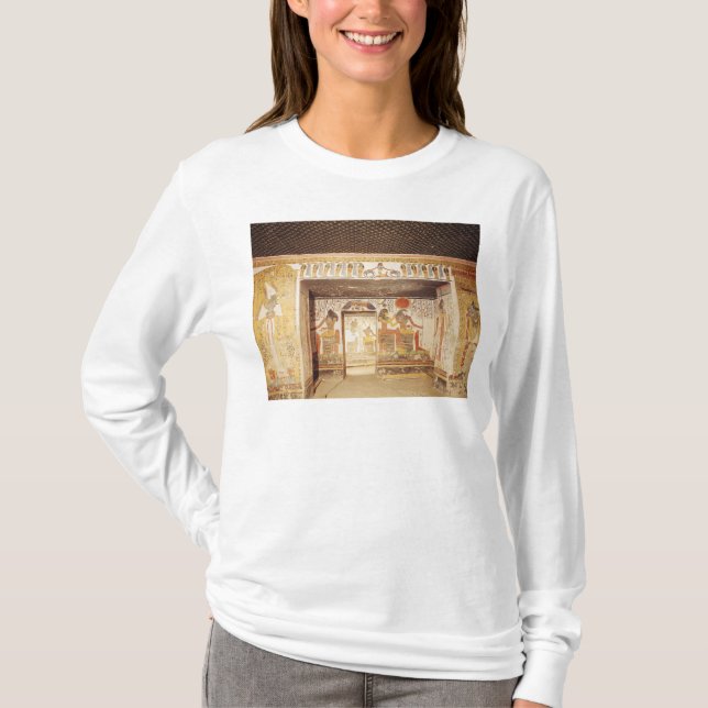 T-shirt Deux salles de la tombe de Nefertari (Devant)