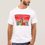 T-shirt Deux Santa : Un que vous devenez trop grand pour !<br><div class="desc">Les gens religieux croient en "Père Noël" après qu'ils grandissent ! HO HO HO ! Mais leur Père Noël ne vous apporte pas le charbon si vous êtes vilains. Au lieu de cela… VOUS devenez le "charbon" et brûlez pour toujours ! L'OH OH OH !</div>