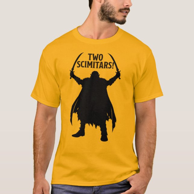 T-shirt Deux Scimitars (Devant)