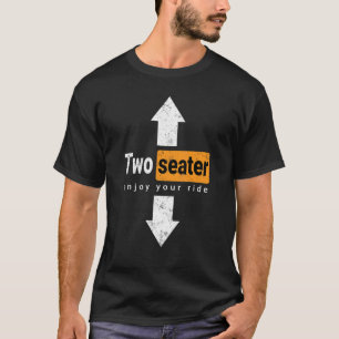 T-shirt Deux Sièges Swinger Trois Adultes Humour Papa Plai
