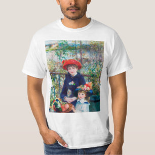 T-shirt Deux Soeurs (En Terrasse) Pierre Auguste Renoir