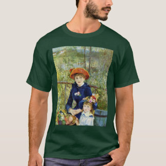 T-shirt Deux Sœurs (sur la terrasse) de Pierre Renoir