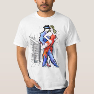T-shirt Deux Tangueros dans le tango de Londres