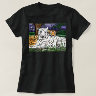 T-shirt deux tigres affectueux