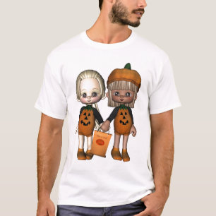 T-shirt Deux Toon mignon Tour-ou-Treaters