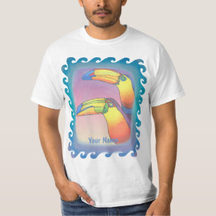 T-shirt Deux toucans ondulés