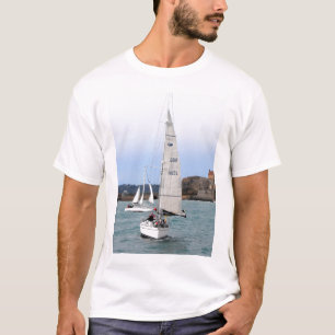 T-shirt Deux yachts de course
