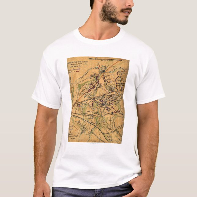 T-shirt Deuxième bataille de course de Taureau (Devant)