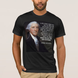 T-shirt Deuxième citation d'amendement - George Washingto