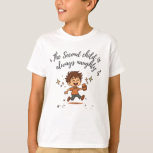 T-shirt Deuxième enfant est toujours vilain