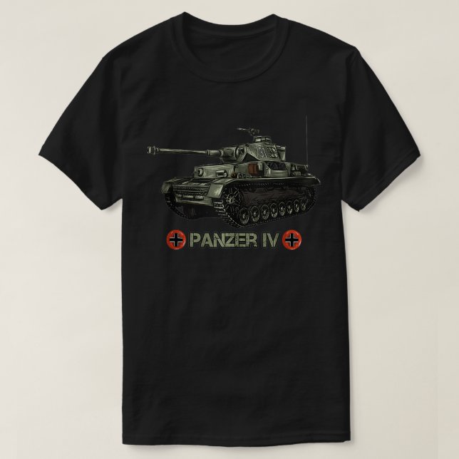 T-shirt Deuxième Guerre mondiale Allemand Panzer de char I (Design devant)