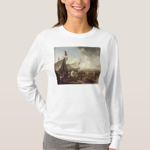 T-shirt Devant la tente du marché